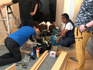 猫リフォーム準備中